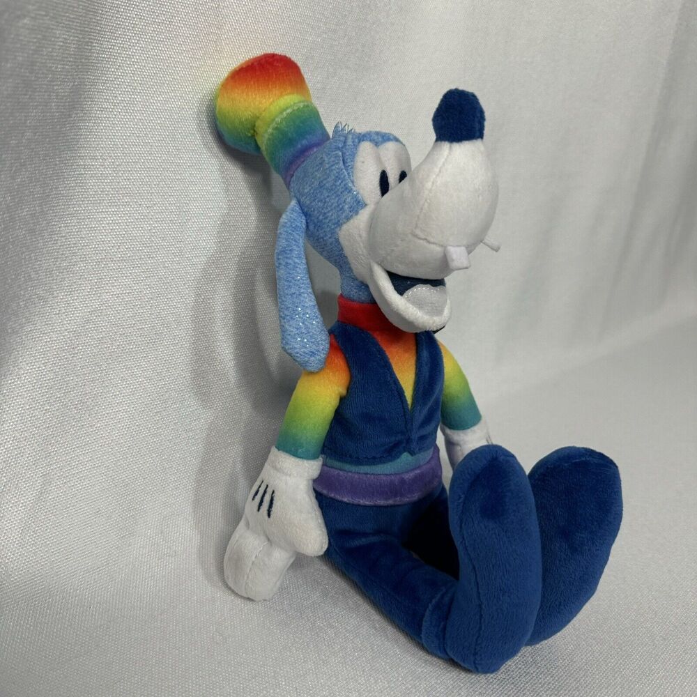 Disney Rainbow Collection Goofy Plush Stuffed Animal  Pride 10 Inch NEW